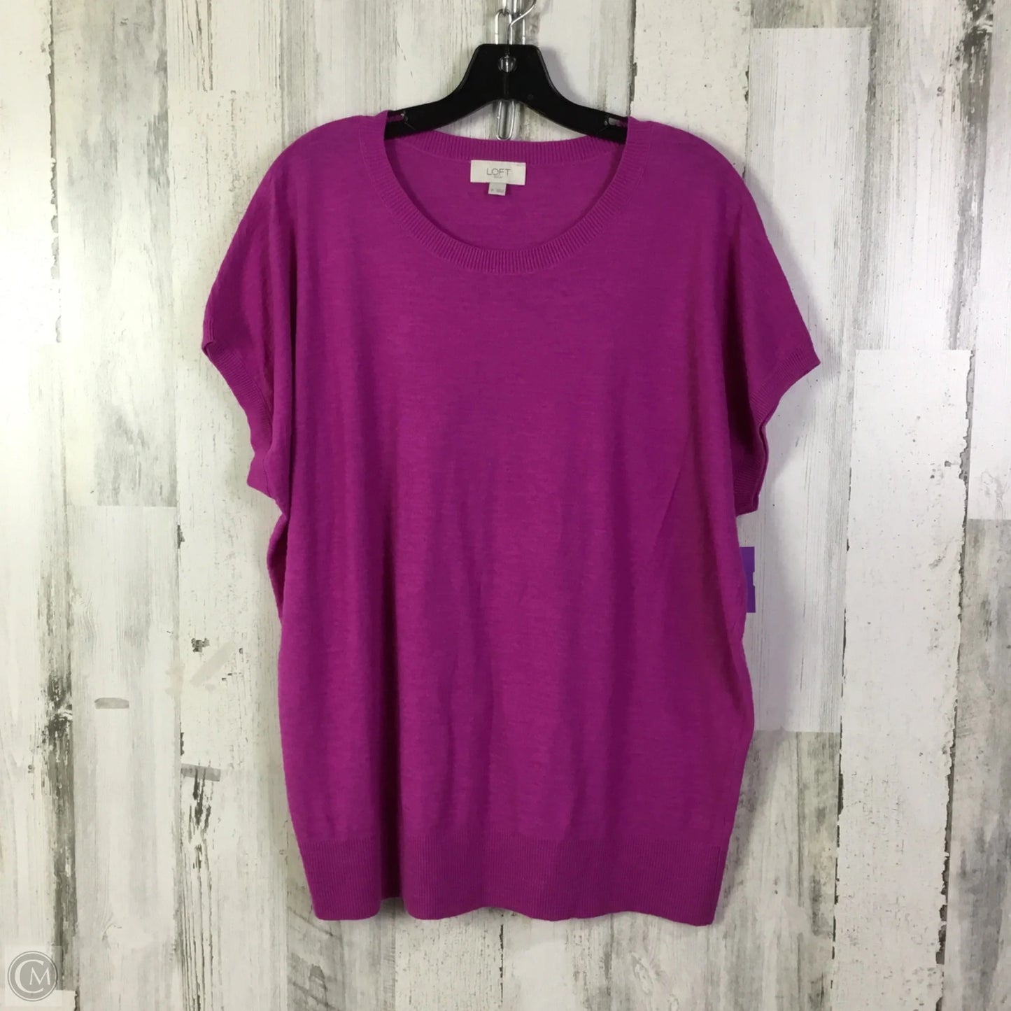 Top Sleeveless By Loft In Pink, Size: Xl