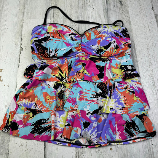 Multi-colored Swimsuit Top New Directions, Size M