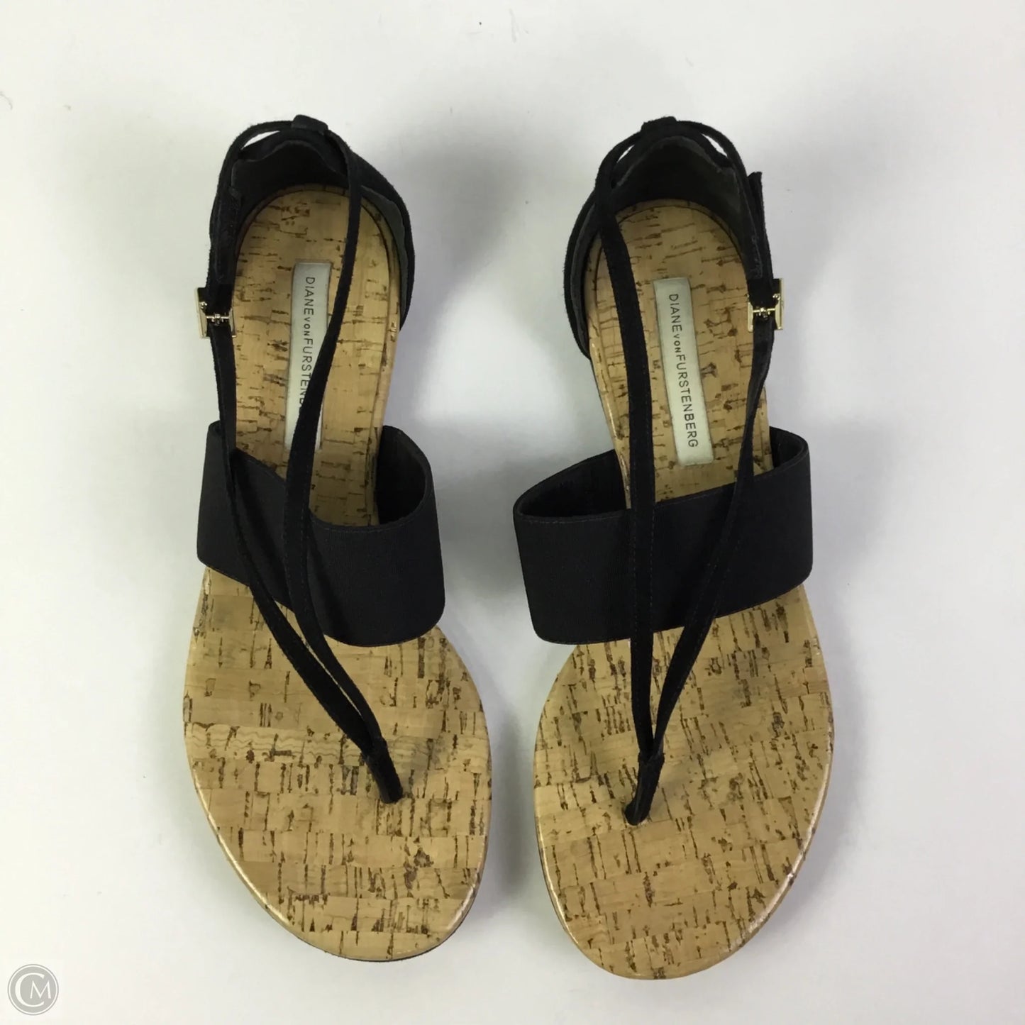 Sandals Designer By Diane Von Furstenberg In Black, Size: 7