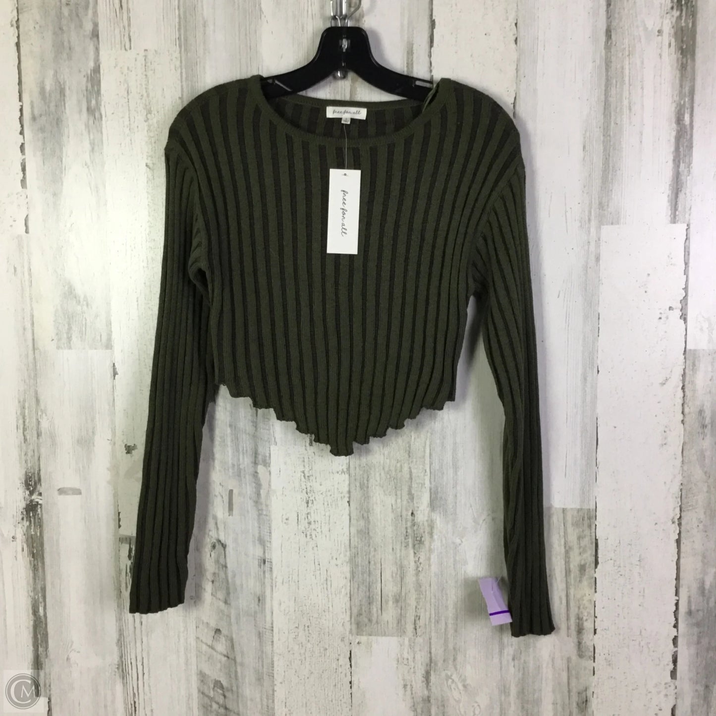Sweater By Clothes Mentor In Green, Size: S