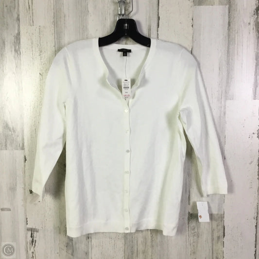 Cardigan By Talbots In White, Size: M
