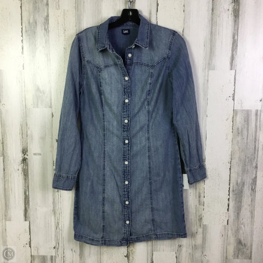 Dress Casual Short By Lee In Blue Denim, Size: S