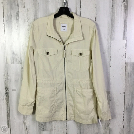 Jacket Shirt By Sonoma In Cream, Size: L