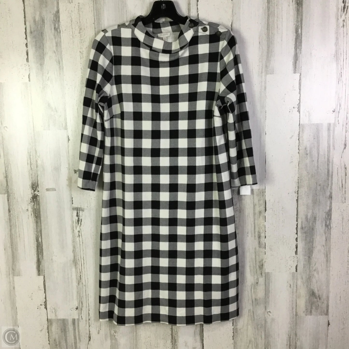 Dress Casual Short By Talbots In Black & White, Size: M