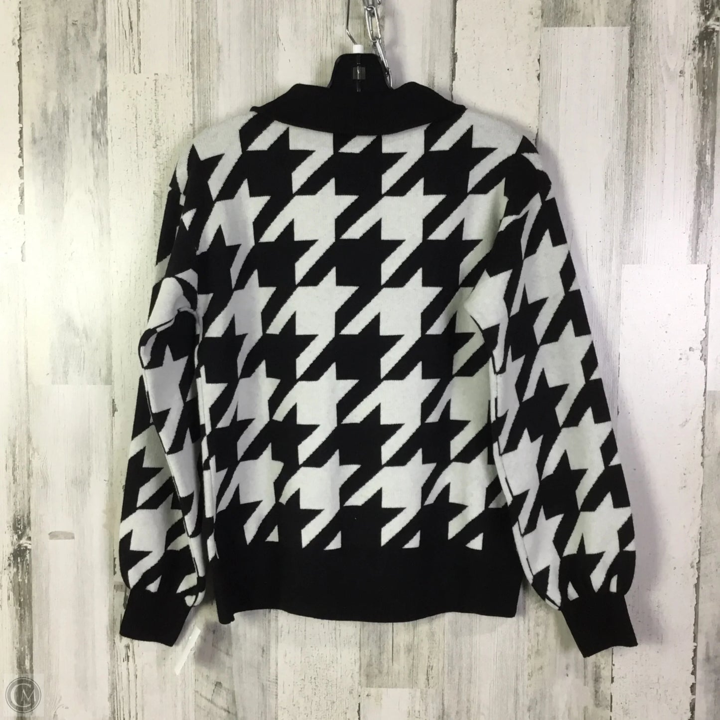 Sweater By Nine West In Black & White, Size: S