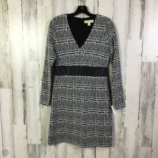 Dress Work By Michael By Michael Kors In Black & White, Size: M