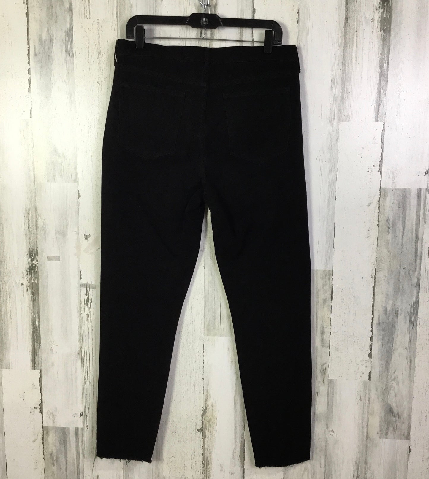 Jeans Skinny By Banana Republic In Black, Size: 12