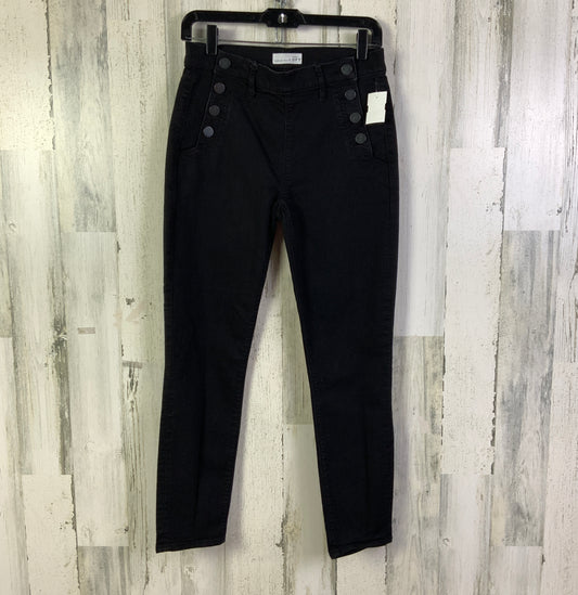 Jeans Skinny By Loft In Black, Size: 4