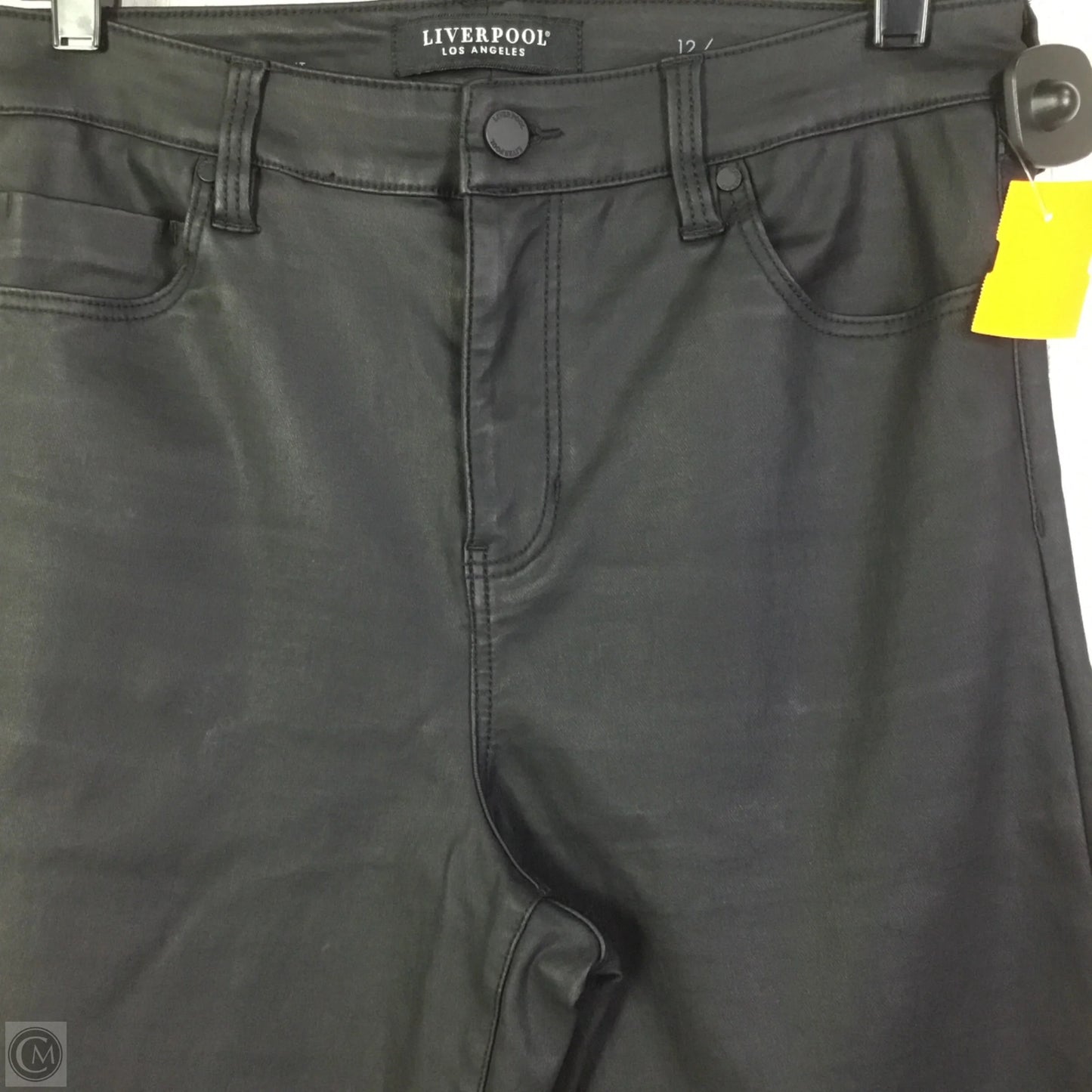 Jeans Straight By Liverpool In Black, Size: 12