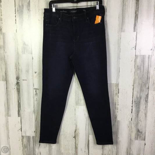 Jeans Skinny By Liverpool In Blue Denim, Size: 14