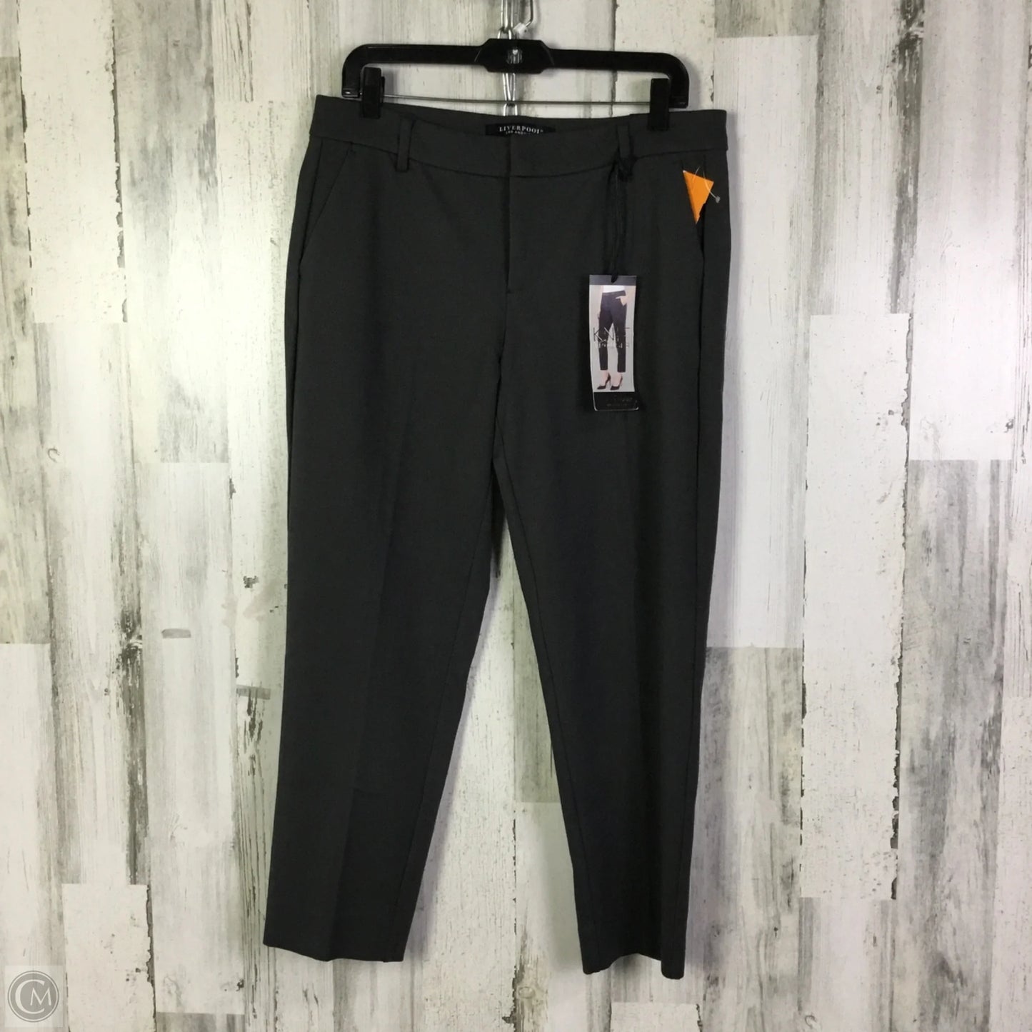 Pants Dress By Liverpool In Grey, Size: 10p