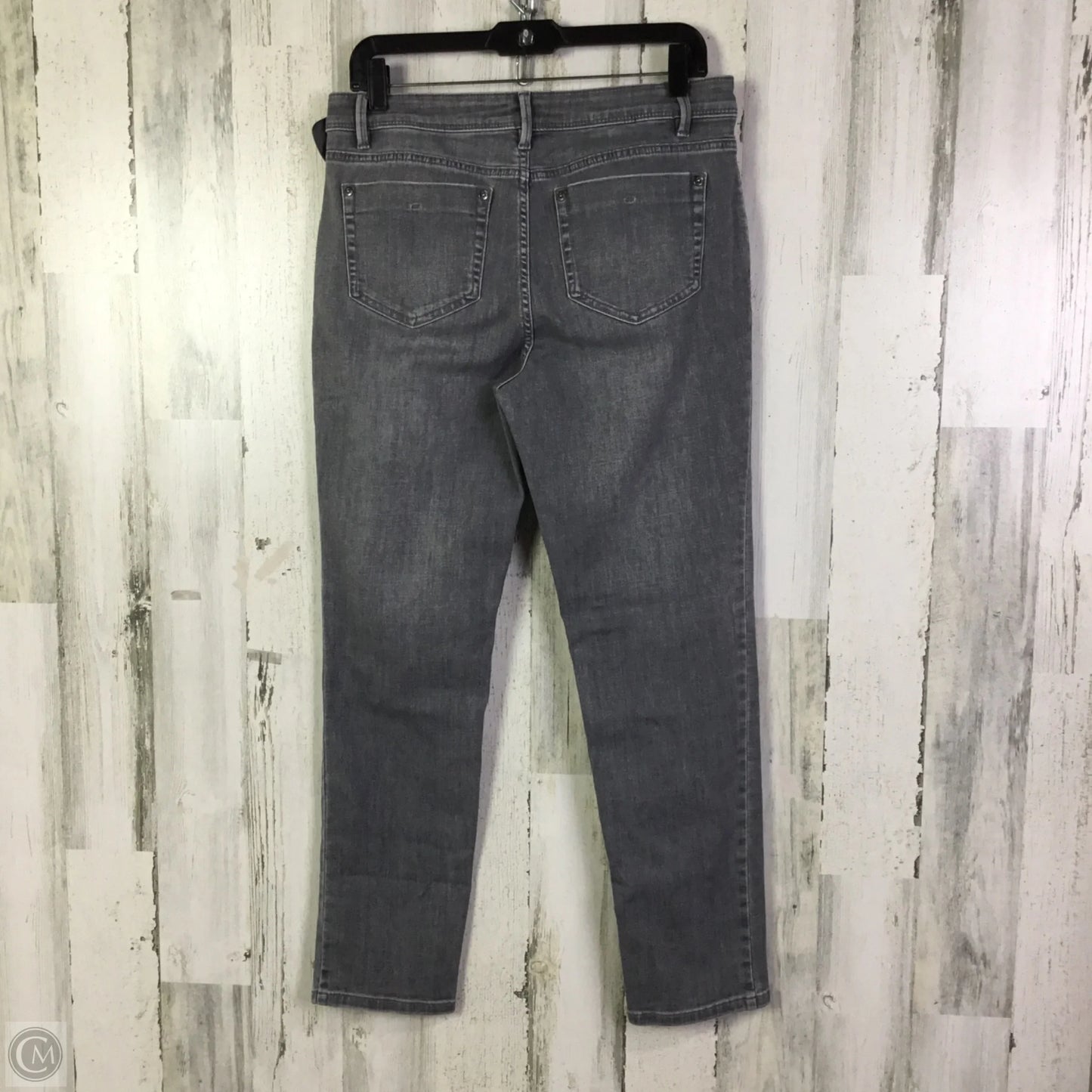 Jeans Straight By J. Jill In Grey Denim, Size: 8