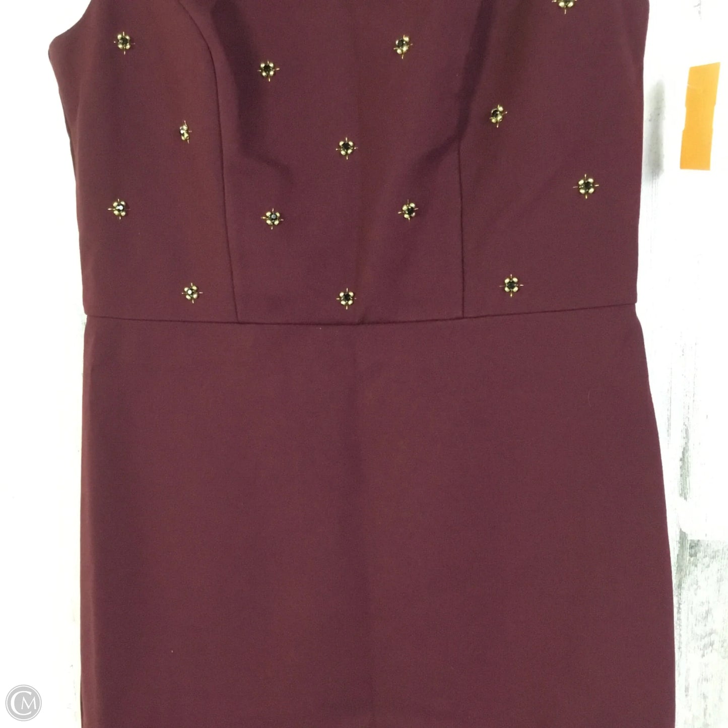 Dress Work By Ann Taylor In Maroon, Size: Xsp