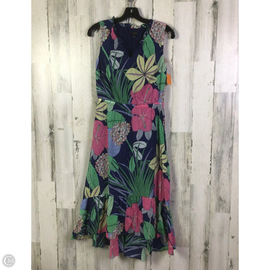Dress Casual Midi By Talbots In Multi-colored, Size: Sp