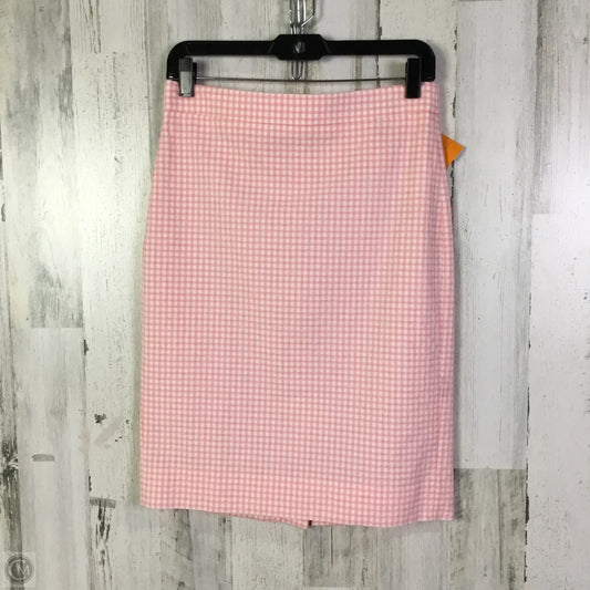 Skirt Mini & Short By J. Crew In Pink & White, Size: 2