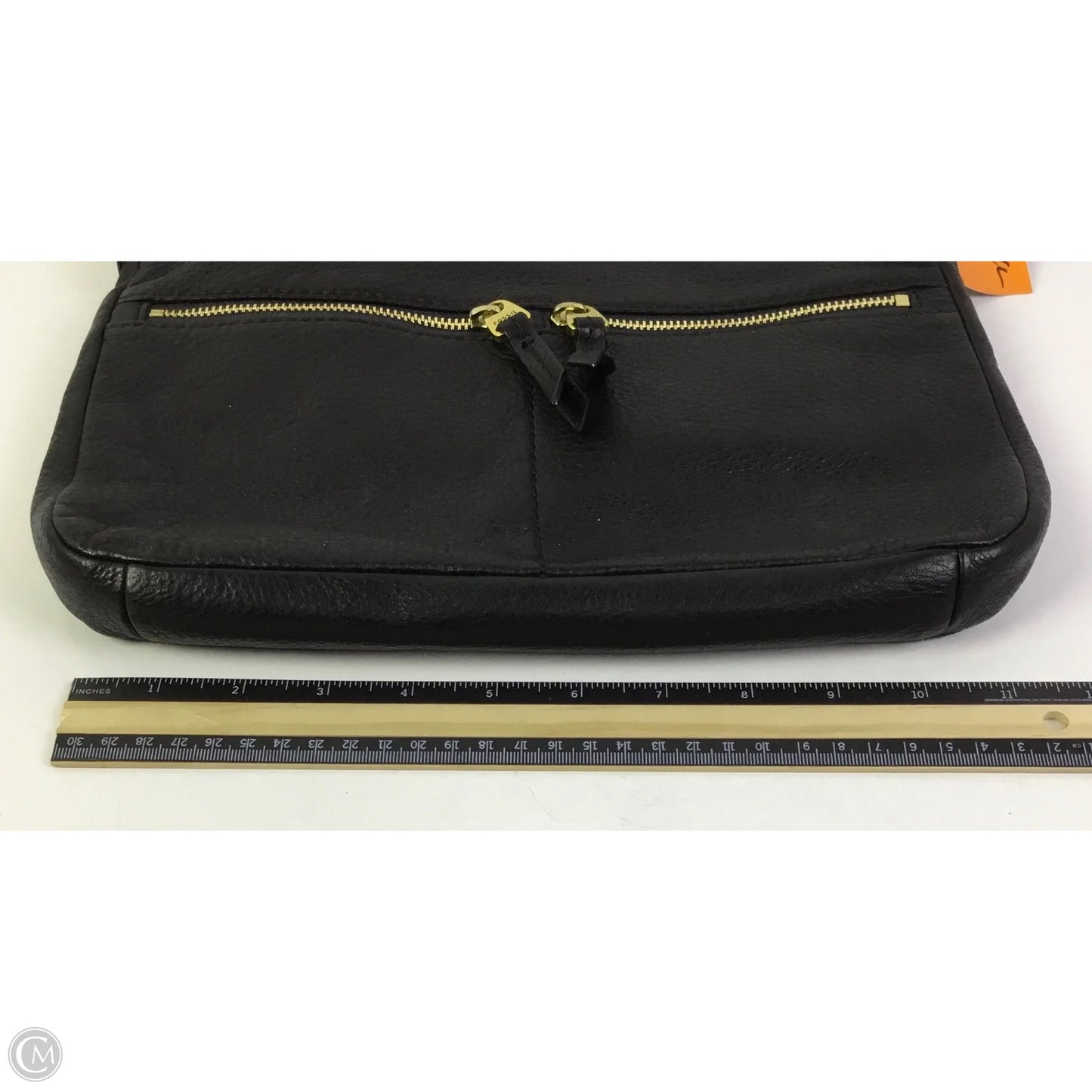 Crossbody Leather By Fossil, Size: Medium