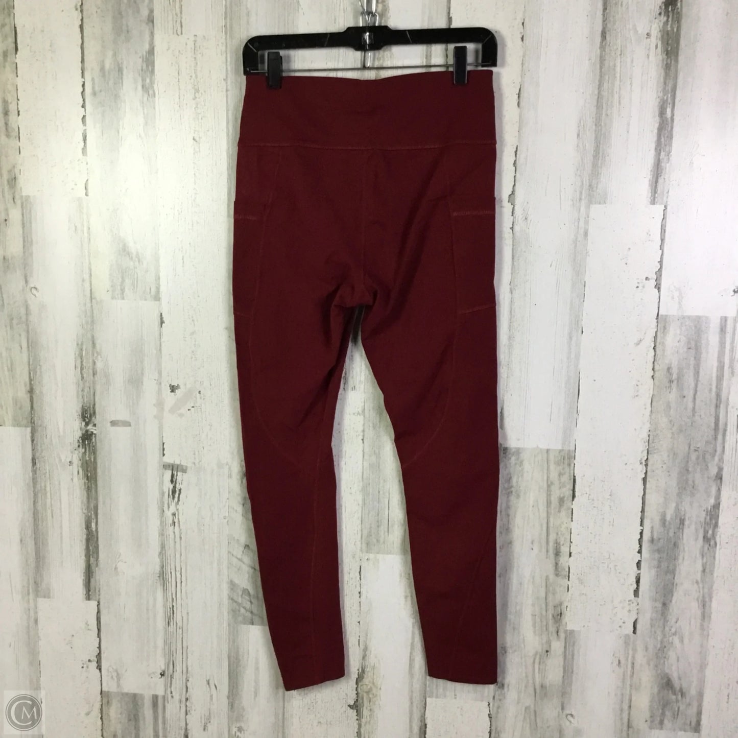 Athletic Leggings By Pact In Red, Size: M
