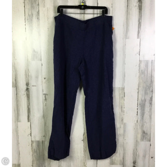 Pants Designer By Lilly Pulitzer In Navy, Size: 16