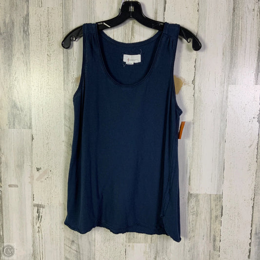 Top Sleeveless Basic By Anthropologie In Navy, Size: M