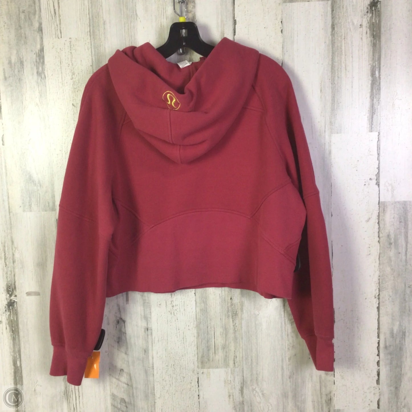 Athletic Jacket By Lululemon In Red, Size: M