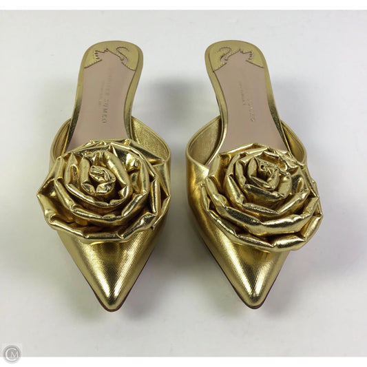 Shoes Heels Kitten By Antonio Melani In Gold, Size: 6