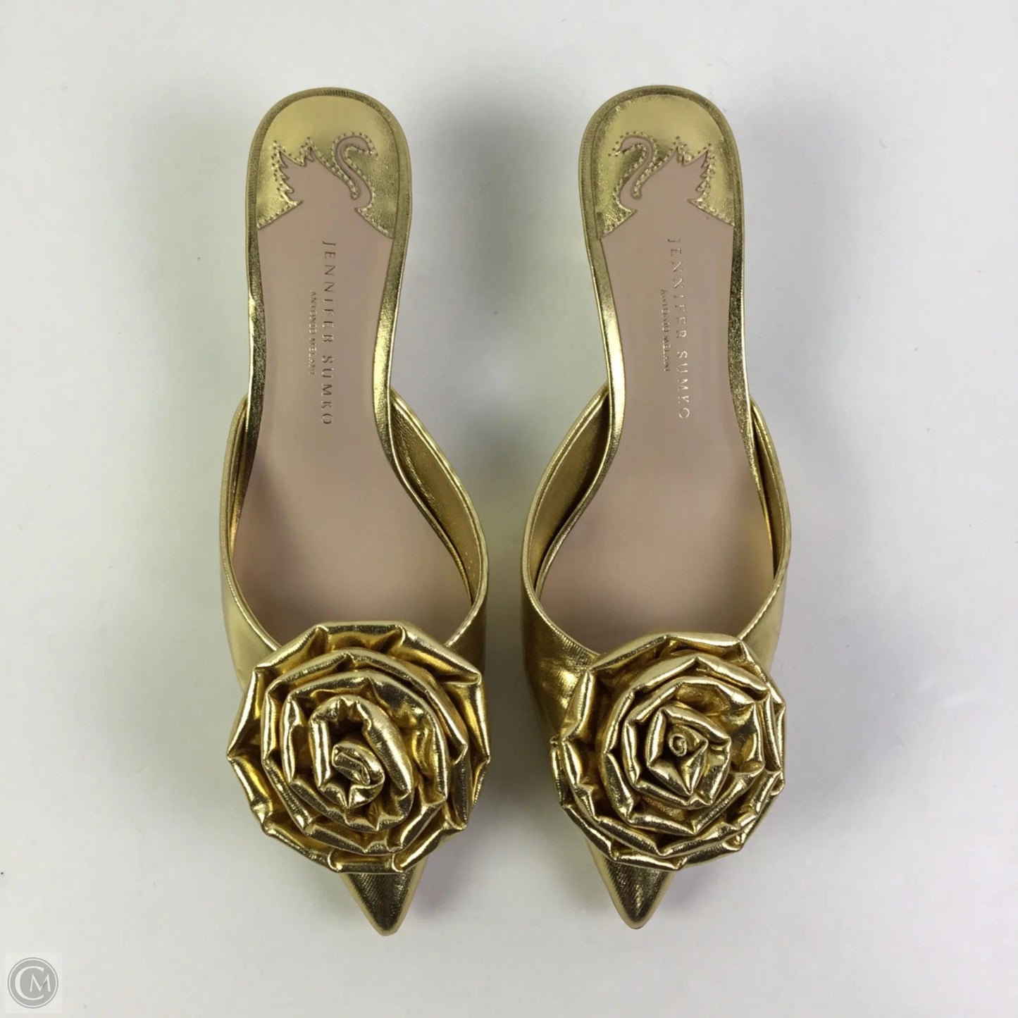 Shoes Heels Kitten By Antonio Melani In Gold, Size: 6