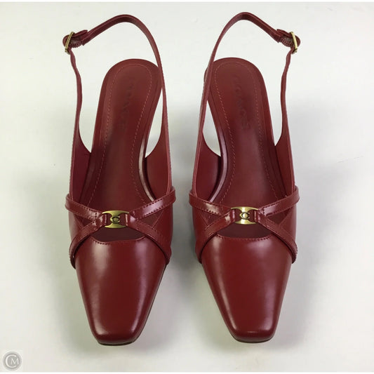 Shoes Designer By Coach In Red, Size: 6