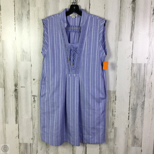 Dress Casual Short By Simply Noelle In Blue, Size: L