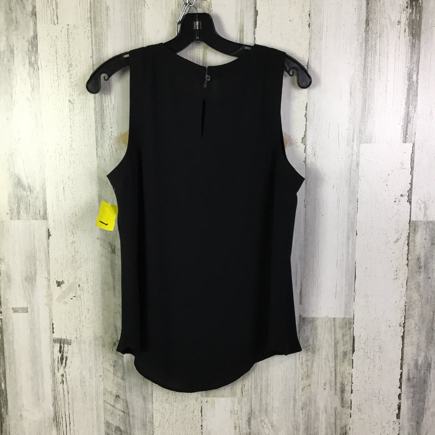 Blouse Sleeveless By Loft In Black, Size: S