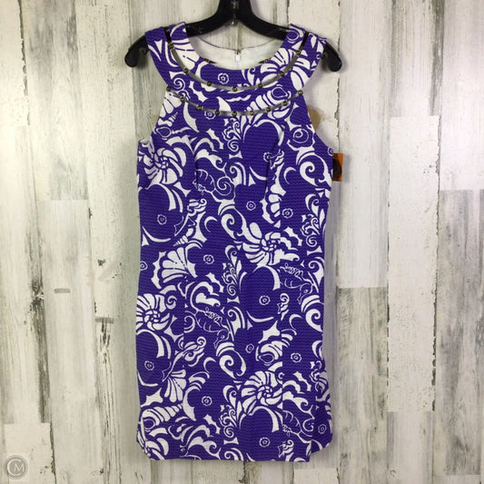 Dress Designer By Lilly Pulitzer In Blue & White, Size: S