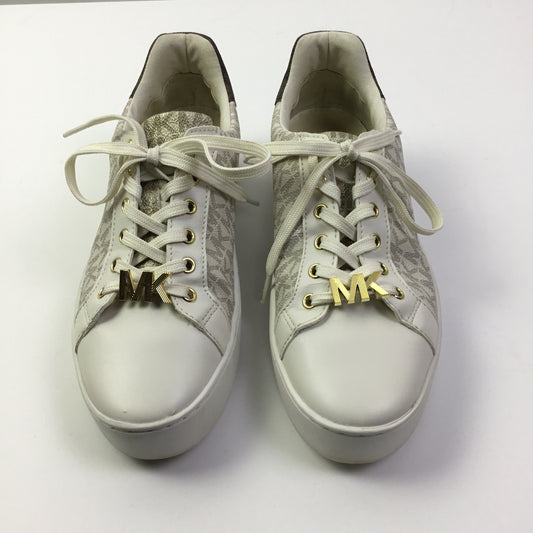 Shoes Sneakers Platform By Michael Kors In Cream, Size: 8.5