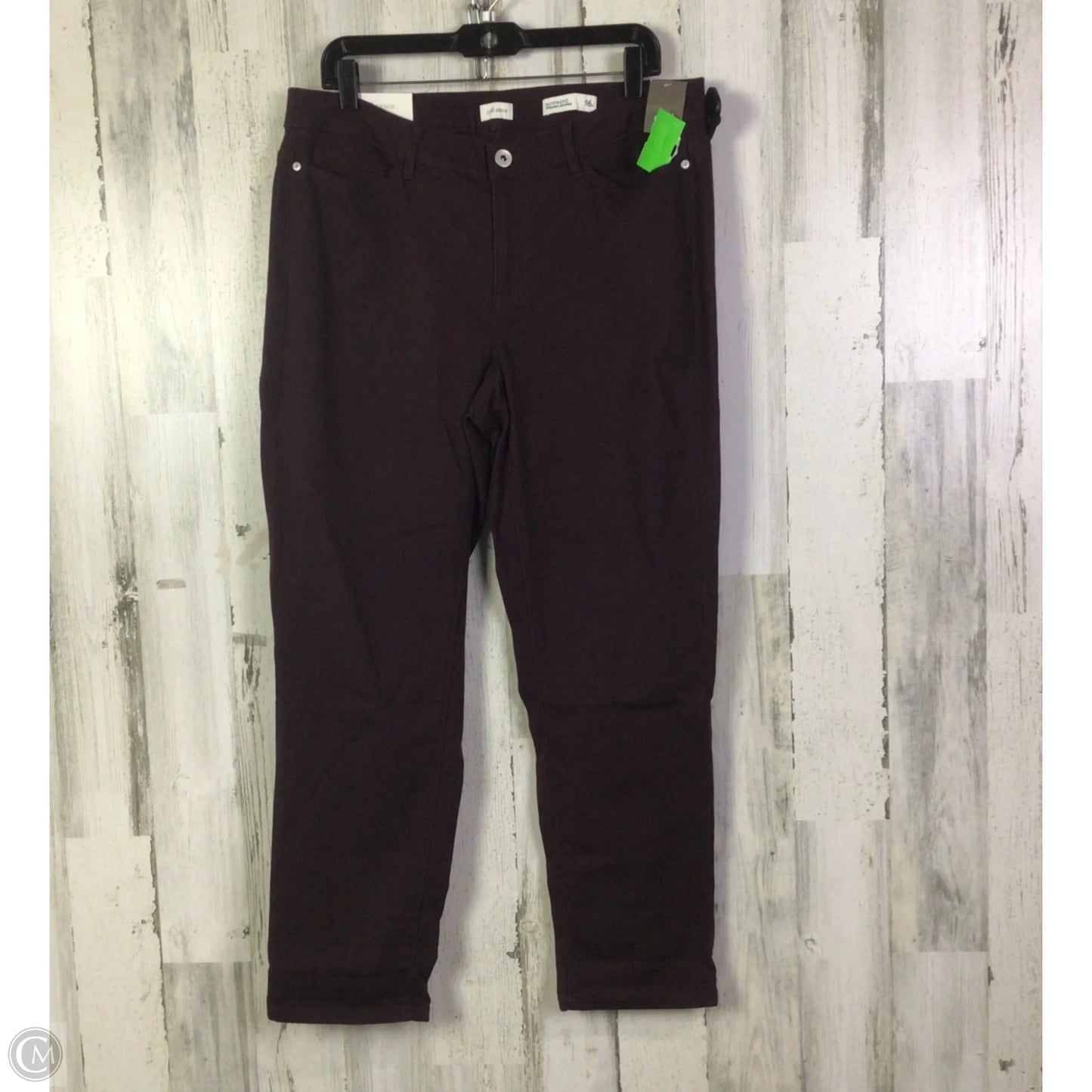 Jeans Boyfriend By J. Jill In Purple Denim, Size: 16