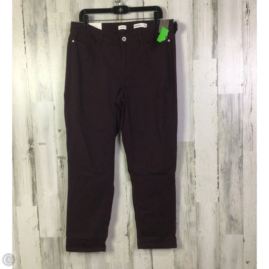 Jeans Boyfriend By J. Jill In Purple Denim, Size: 16