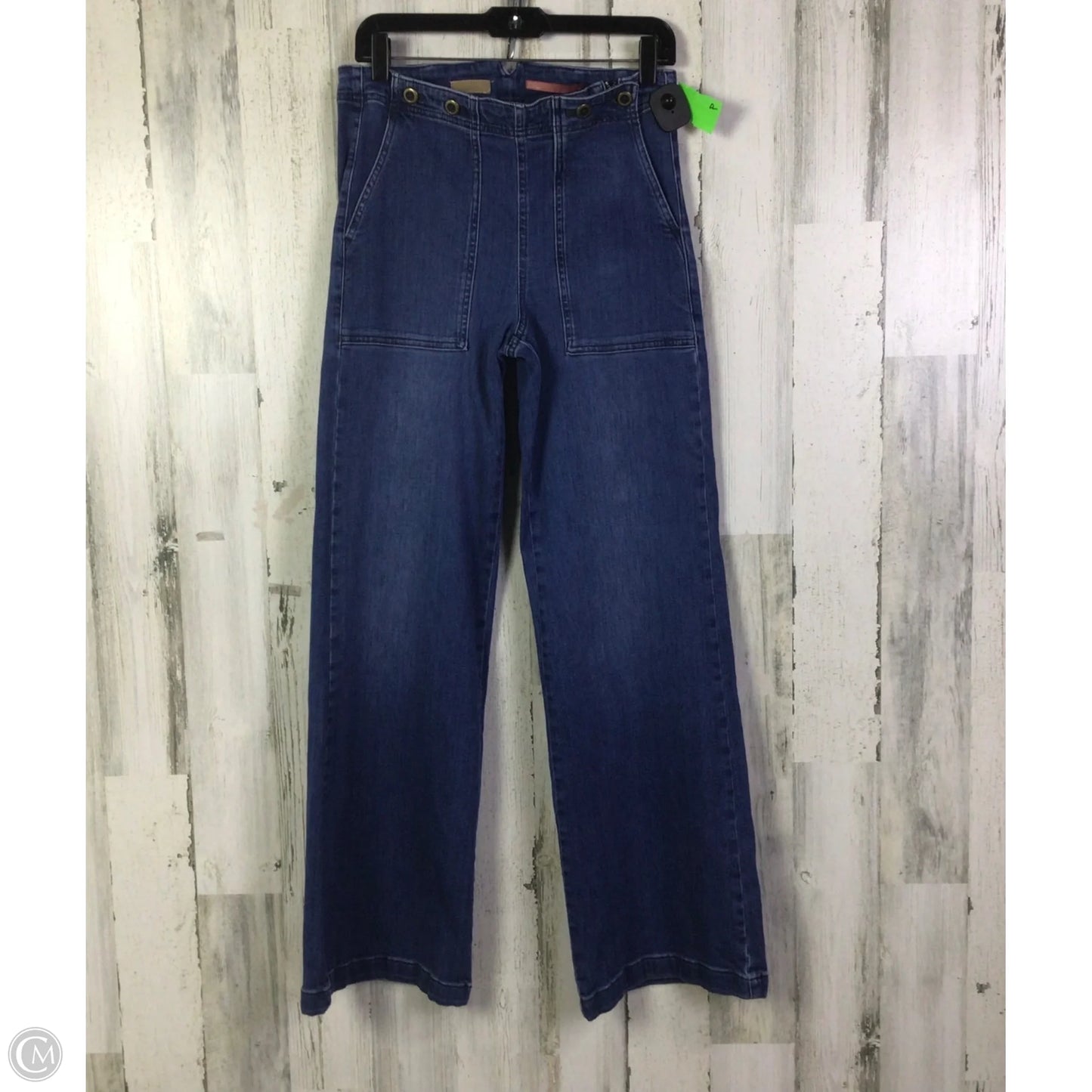 Jeans Wide Leg By Pilcro In Blue Denim, Size: 6