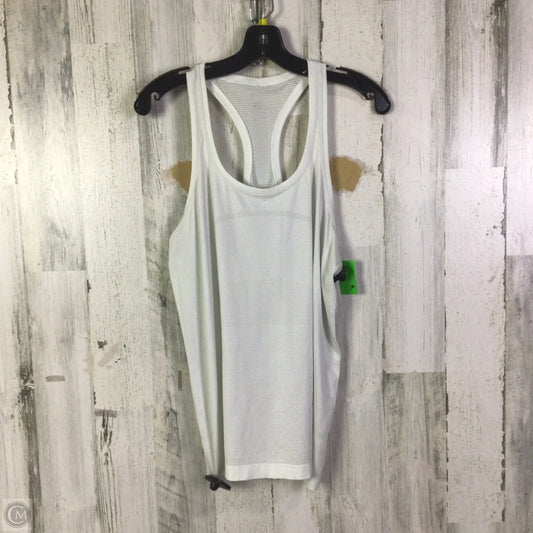 Athletic Tank Top By Lululemon In White, Size: 12