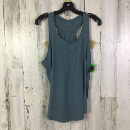 Athletic Tank Top By Lululemon In Blue, Size: 10