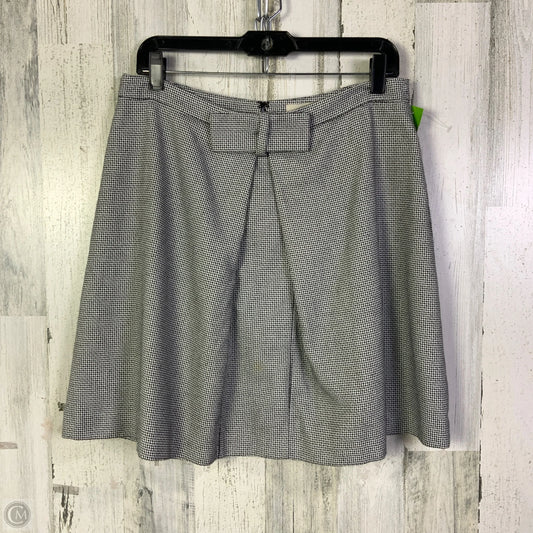 Skirt Mini & Short By Loft In Black & White, Size: 10
