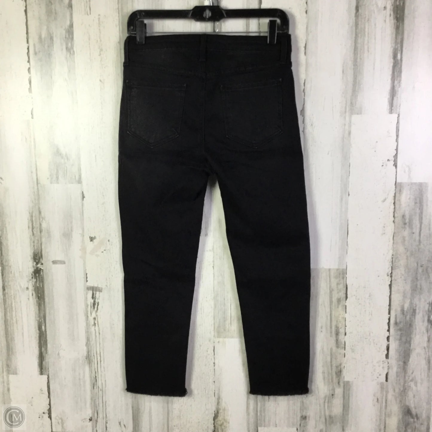 Jeans Skinny By Just Black In Black Denim, Size: 10