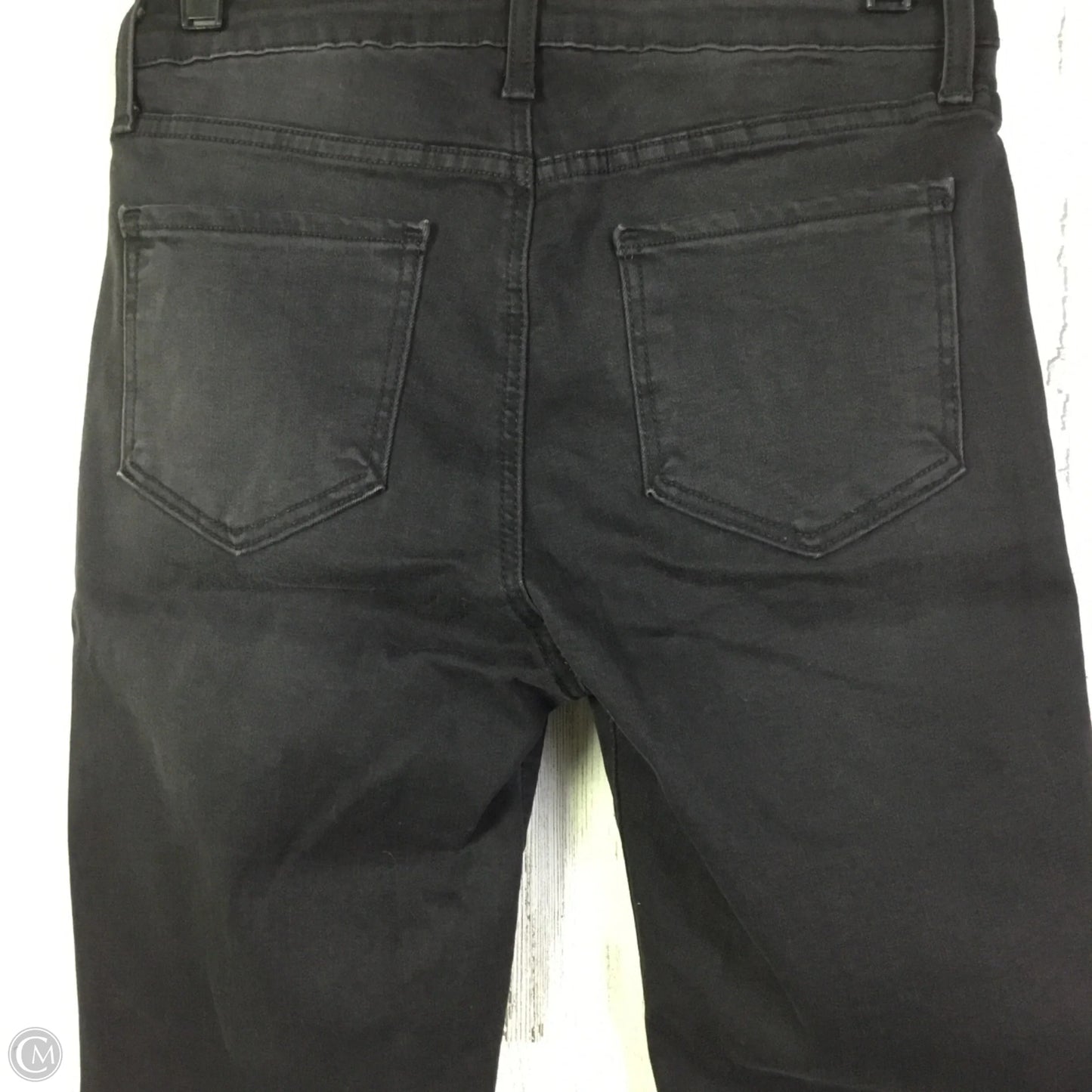Jeans Skinny By Just Black In Black Denim, Size: 10