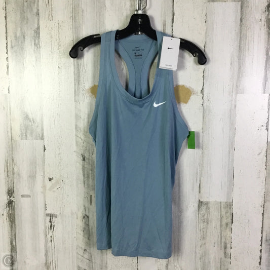 Athletic Tank Top By Nike In Blue, Size: M