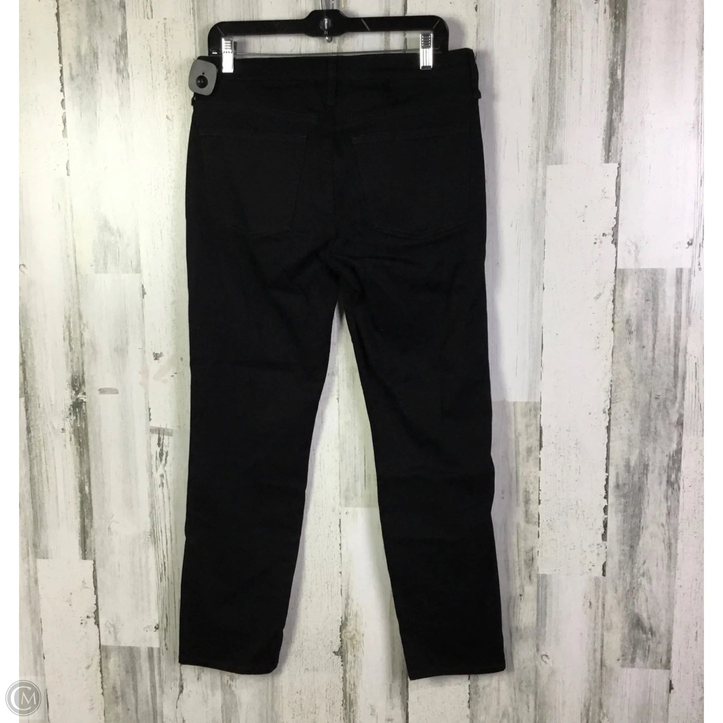 Jeans Straight By J. Crew In Black Denim, Size: 8