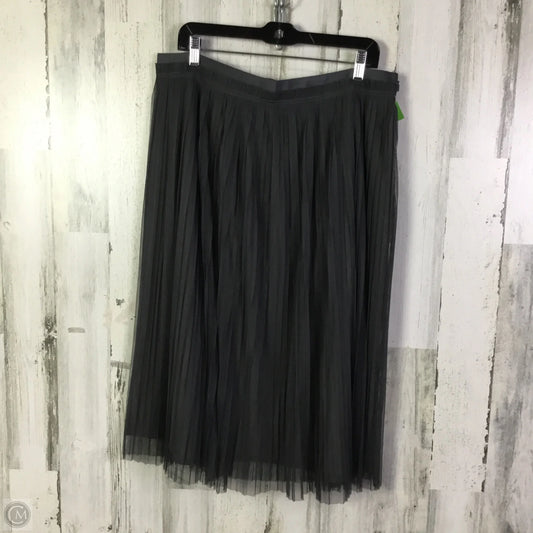 Skirt Midi By Banana Republic In Grey, Size: 14