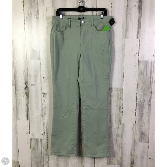 Jeans Straight By Not Your Daughters Jeans In Green Denim, Size: 12