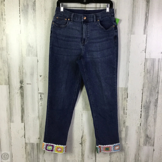 Jeans Straight By Clothes Mentor In Blue Denim, Size: 14