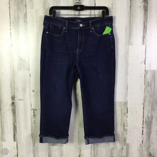 Capris By Not Your Daughters Jeans In Blue Denim, Size: 12