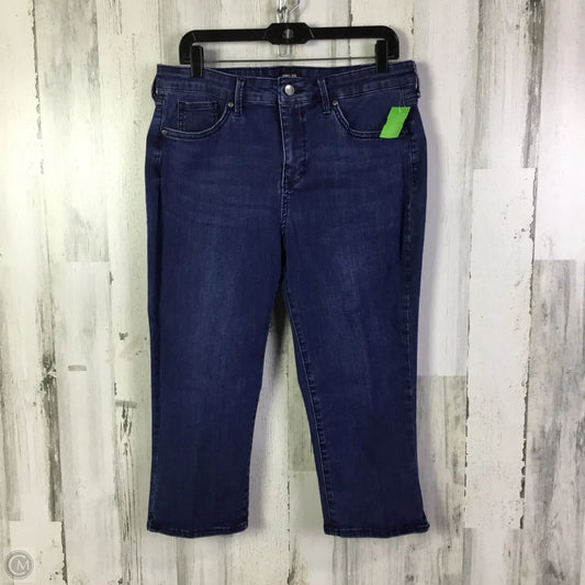 Capris By Not Your Daughters Jeans In Blue Denim, Size: 12