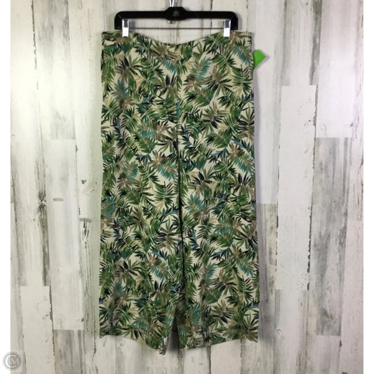 Pants Wide Leg By J. Jill In Green, Size: 12
