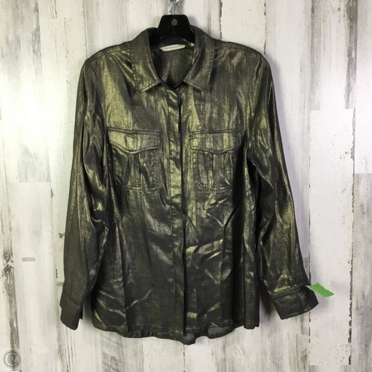 Top Long Sleeve By Soft Surroundings In Bronze, Size: S