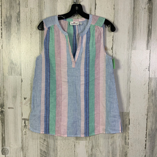 Top Sleeveless By Vineyard Vines In Multi-colored, Size: S