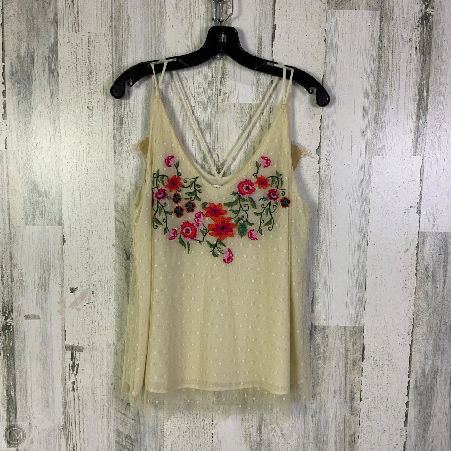 Top Sleeveless By Umgee In Cream, Size: M